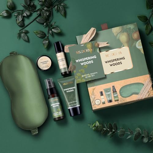 Spa Gift Baskets for Women - Christmas Gifts for Women Mom Wife, 5 Pcs Relaxing Self Care Gifts Set, Ideal Birthday Anniversary Gifts for Her Sister Girlfriends Daughter at Home Bedroom