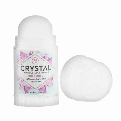 Crystal Mineral Deodorant Stick, Unscented 4.25 oz (Pack of 12)