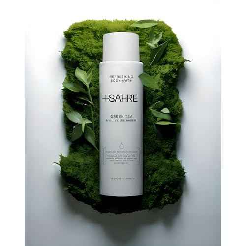 Natural Body Wash ? Olive Oil & Green Tea | Antioxidant-Rich | Vegan, Paraben-Free | 13.5 fl oz