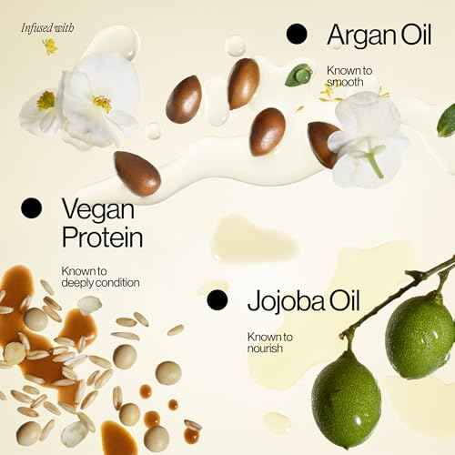 Eva NYC Therapy Session Deep Conditioning Hair Mask with Vegan Protein, Jojoba Oil + Argan Oil - Hydrate, Soften + Repair Hair Strength - Sulfate Free - Warm Vanilla Scent - 13.5 fl oz