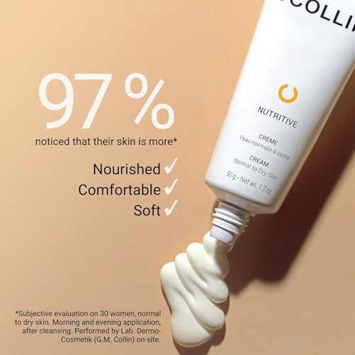 G.M. COLLIN Nutritive Cream | Hydrating Facial Moisturizer with Ceramides and Botanical Extracts | Nourishes Dry Skin