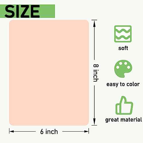 40Pcs Tattoo Skin Practice Kit Includes Fake Skin 10Pcs 8¡¿6in and Tattoo Stencil Transfer Paper 30Pcs A4 Size 4 Layers Supplies