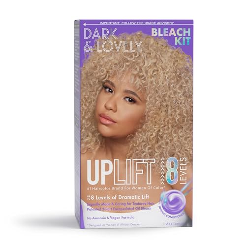 SoftSheen-Carson Interbeauty Dark and Lovely¢ç Uplift Bleaching Kit with Powder, Developer, and Toner for Blonde Hair