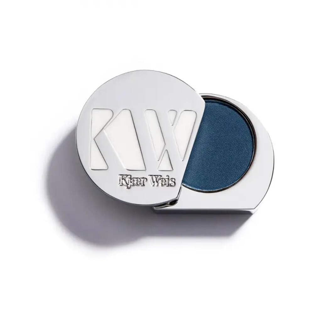 Kjaer Weis Powder Eye Shadow. Highly Pigmented Green Eyeshadow with Organic Ingredients. Blendable Eye Shadow for Long Lasting Eye Makeup. Cruelty Free Clean Makeup - Green Depth