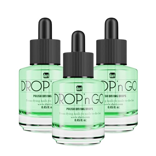 Duri Cosmetics, Drop'n Go Quick Dry Nail Drops (Drop'n Go (Pack of 3)