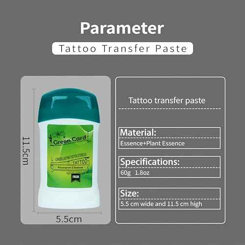 Tattoo Transfer Cream, Gel Skin Solution Professional Transfer Soap Tattoo Supplies Accessories Body Painting Template Primer Suitable for Beginners (1pcs)