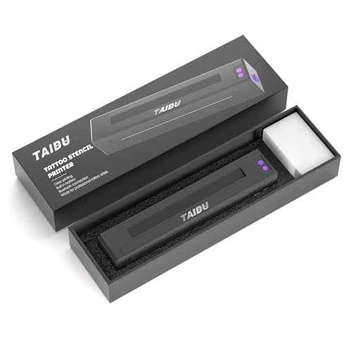 2025 Upgraded P19 Thermal Tattoo Printer with 20 Tattoo Transfer Papers, Realistic Printing; Wireless Bluetooth Compatible iOS/Android Phones