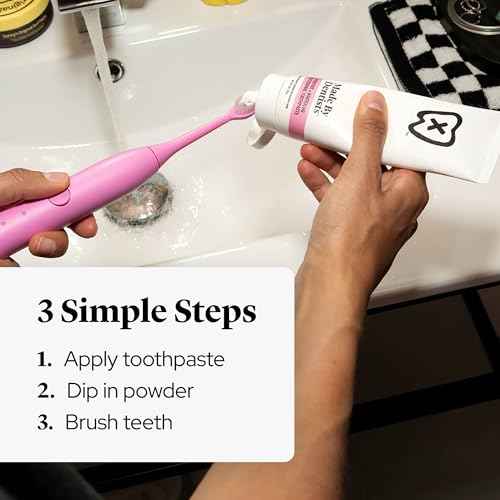 Made by Dentists Professional Teeth Whitening Powder - Remineralizing Hydroxyapatite Tooth Powder Formula with Pap, and Diamond Pwdr - Non-Abrasive Stain Remover for Instant Results