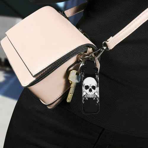 Chapstick Keychain Holder for Women, Lip Balm Holder Chapstick Keychain Holder for Lipstick Chapstick
