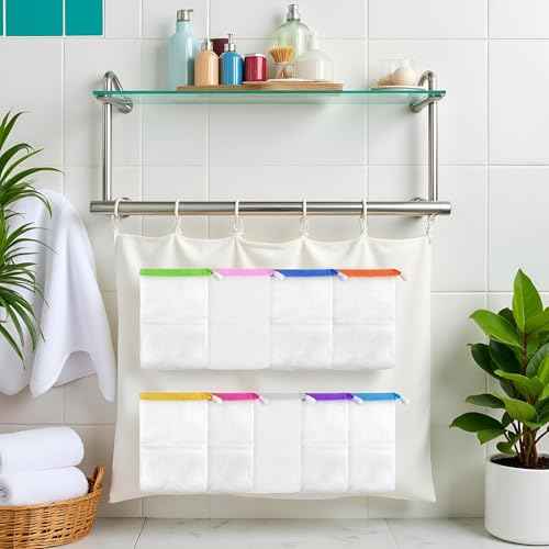 10 PCS Foaming Mesh Bags, Portable Soap Saver Bag Hangable Net Soap Pouches, Nylon Drawstring Bags Shower Foaming Mesh Face Cleansing Tool Cleansers