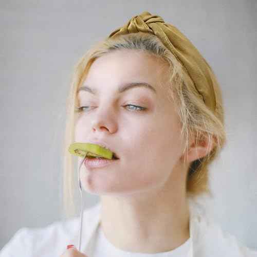 Madison Tyler Headbands for Women | Fashion Boho Top Knotted With Rhinestones Elastic Workout Hairbands | Outdoor and Party Non Slip