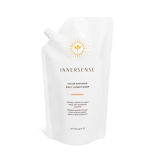 INNERSENSE Organic Beauty - Natural Color Radiance Daily Conditioner | Non-Toxic, Cruelty-Free, Clean Haircare (Refill Pouch, 32 fl oz | 946 ml)