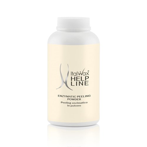 Italwax Help Line Enzymatic Peeling Powder 3.17 oz (90g) – Gentle Facial Exfoliant with Papain and Bromelain – Pre-Waxing Skincare – for Professional and Home Use