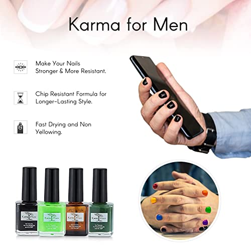 Karma Organic Deep Nutrition Nails Strengthener Non-Toxic Nail Treatment Vegan Cruelty-Free Design for Men's (Deep Nutrition for Nails)