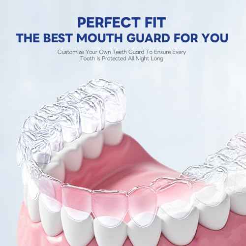 Mouth Guard for Grinding Teeth at Night, Teeth Grinding Mouth Guard for Sleeping, Perfect fit Night Guards for Teeth Grinding, 2 Size Mouthguard Available for Adults