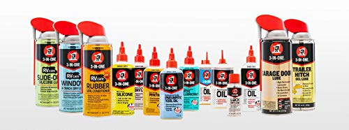 3-IN-ONE RVcare Window & Track Dry Lube with SMART STRAW SPRAYS 2 WAYS, 10 OZ [6-Pack]