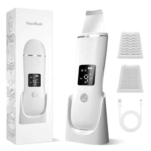 Face Scrubber Skin Spatula - Blackhead Remover with 4 Modes, Pore Extractor Face Spatula Deep Cleansing for Facial Skincare Women Gift