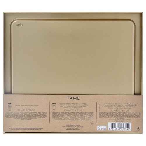 Fame by Paco Rabanne for Women - 3 Pc Gift Set 2.7 oz EDP Spray, 0.34oz EDP Spray, 3.4oz Body Lotion