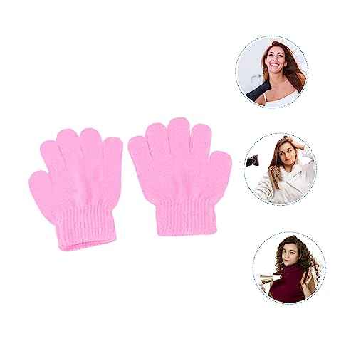 Kids' Hair Drying Gloves 2 Pairs White Quick Dry Comfortable Material Easy to Use Carry for Travel