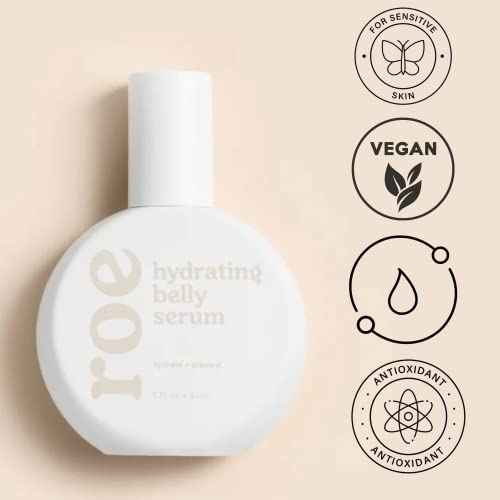 Roe Wellness Stretch Mark Belly Serum/Oil for Sensitive Skin with Long and Short-term Hydration, Increases Skin Elasticity and Firmness Reduce Stretch Marks (Belly Serum)