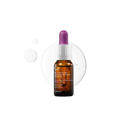 CELONIA Bio Home Solution Concentrated Skin Booster, Bio Stem Cell Ampoule, Korean Cell Growth Anti Aging Serum For Reduce Fine Line, Wrinkles & Acne Scars, Corrects Dark Spot & Reduce Redness (10ml)