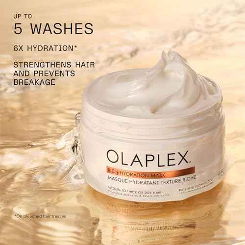 Olaplex Rich Hydration Mask: Cuticle Sealing Mask to Hydrate & Control Frizz for Dry or Medium to Coarse Hair, 200 ml / 6.7 Fl. Oz.