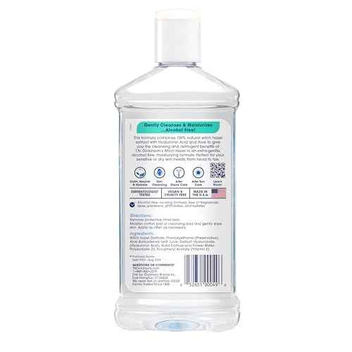 T.N. Dickinson's Witch Hazel Alcohol Free Moisturizing Astringent | 100% Natural Witch Hazel | Calms, Nourishes, Hydrates Skin | for Face & Body | 16 Fl Oz