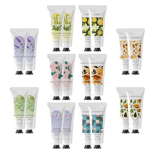 Green Canyon Spa 20 Pack Hand Lotion Hand Cream Mini Lotion Hand Lotion Travel Size Thanksgiving Gifts Christmas Gifts Stocking Stuffers and Bridesmaid Gifts