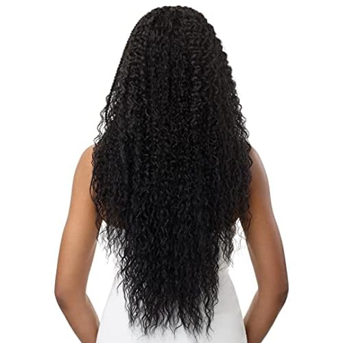 Outre 13x4 Hand Tied Lace Frontal Wig - STITCH BRAID RIPPLE WAVE 30" (1B)