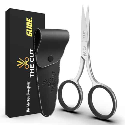 The Cut Factory¢ç Precision Facial Hair Scissor ? Premium Stainless Steel Grooming Tool for Eyebrows, Mustache & Beard ? One Tool, All Power ? No Fillers, Just Luxury
