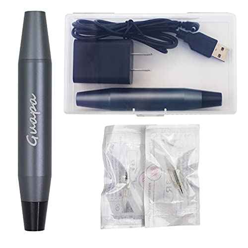 Guapa Microblading Tattoo Machine Electric MST Permanent Makeup Machine Tattoo Gun Device for Eyebrow Eyeliner Lip Body Art Beauty (Machine Gray)