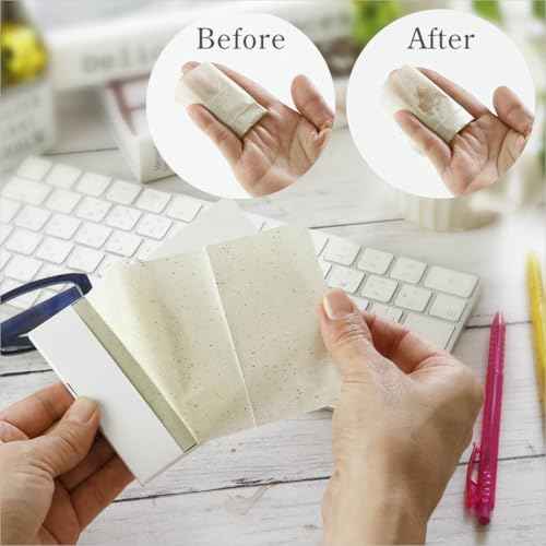 Oil Blotting Paper 100 Sheets, Pack of 1 ? Premium Green Tea Face Blotting Sheets, Oil Absorbing Tissues in Japanese Washi, Easy-Dispense Pack, Made in Japan, Oily Skin Care & Makeup Essential
