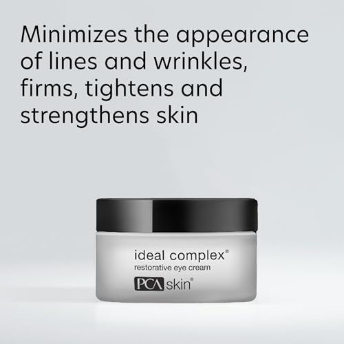 PCA SKIN Ideal Complex Restorative Under Eye Cream, Brightening Eye Cream for Dark Circles, 0.5 fl oz Jar