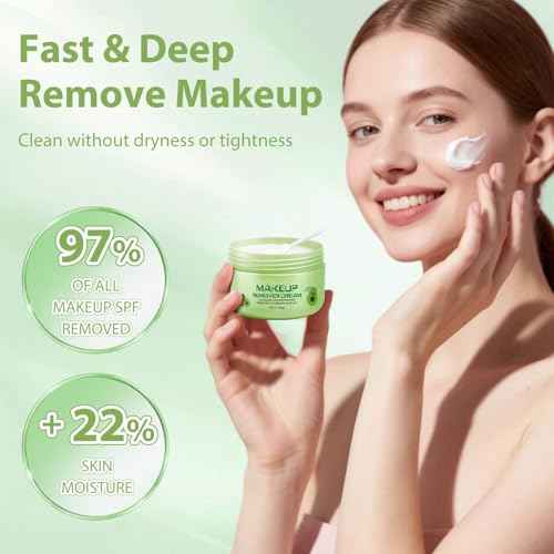 Makeup Remover Cleansing Balm,Deep Clear Makeup Cleansing Balm,Professional Remover for SFX, Face Paint & Glitter, Natural Gentle Moist Cleanser Cream for Face Body,3.38OZ