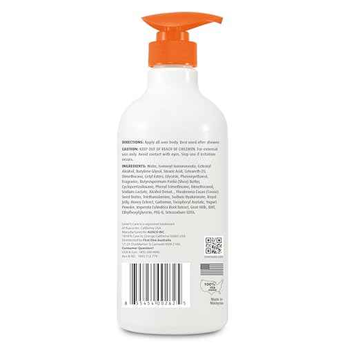 Lovercare Goat Milk Body Lotion for Dry Skin Royal Jelly & Honey 27.05oz (800ml) - Pack of 2…