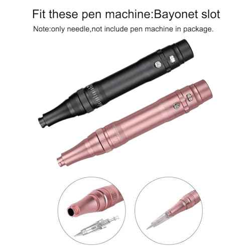 10PCS Disposable Bayonet Tattoo Needles for Permanent Makeup Tattoo Machine Pen J174 (7FP/7F)
