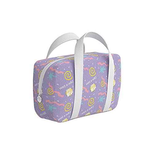 wet n wild Saved By The Bell Makeup Bag, Travel Pouch with Carry Handle, Flexible Cotton Design & Full-Zip Closure ? Bayside Tigers