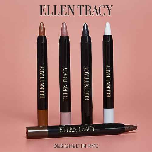 ELLEN TRACY Eyeshadow and Liner Stick Collection | 5 Piece Set | Smudge Proof, Blendable, and Long Lasting| Enhance Your Eyes with Vibrant Colors and Precise Definition
