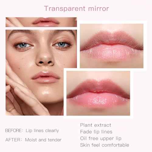 2Pcs Crystal Jelly Moisturizing Lip Oil Hydrating Lip Gloss Set, Non-sticky Fresh Texture Nourishing Plumping Lip Oil Long Lasting Lip Care Tools