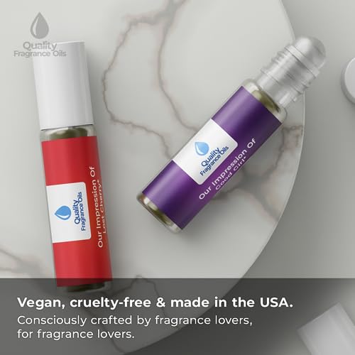Quality Fragrance Oils' Men's Top 5 Niche Cologne Impressions #1 (Generic Versions of Niche Designer Fragrance) Sampler Gift Set of 5 10.35ml Roll-ons
