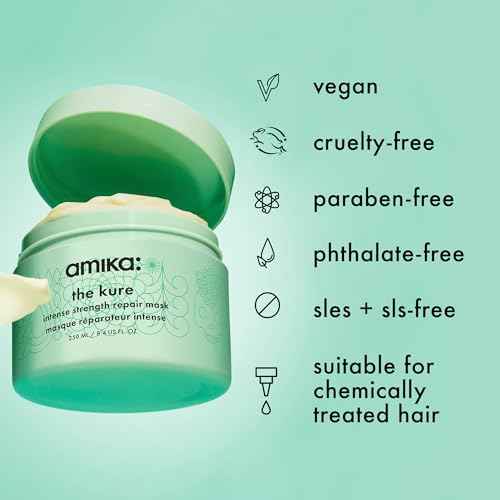 amika the kure intense strength repair mask, 500ml