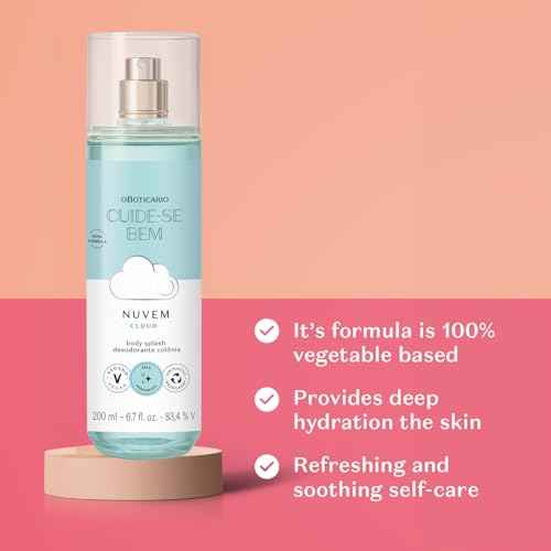 O Botic?rio Cuide-se Bem Cloud Body Splash, Refreshing and Hydrating Fragrance Mist, 6.7 Ounce (200ml)