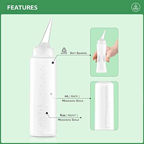 Bar5F Applicator Bottle with Angled Tip 8.5 ounce (Pack of 3)