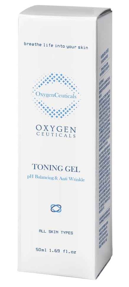 OxygenCeuticals Toning Gel – Premium Hydrating Gel Toner with Centella & Licorice Root Extracts, Adenosine Anti-Wrinkle, Soothing Care for Dry & Sensitive Post-Treatment Skin. 1.69 fl.oz (50ml)