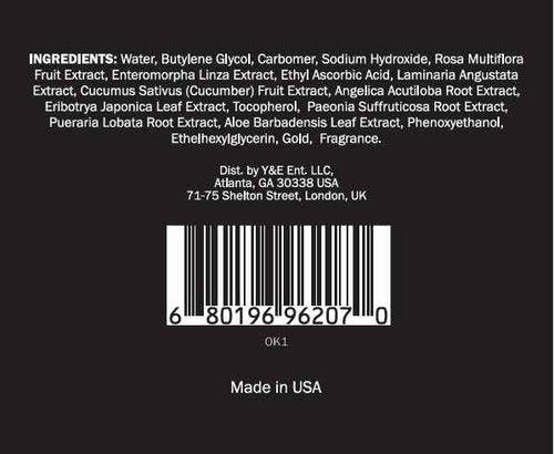 GLO24K Facial Peeling Gel with 24k Gold and Vitamins C,E. For optimal Exfoliation and Microdermabrasion. Restore and Revive your Skin.