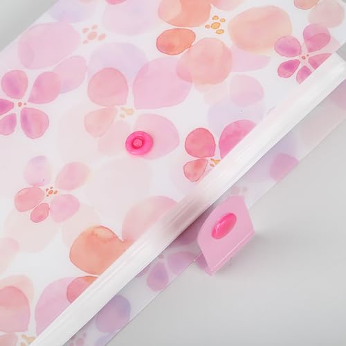 80 Slots Collecting Album for Nail Polish Strips Full Nail Wraps Toenail Stickers Empty Storage Binder Book Water Transfer Nail Decals Nail Art Stickers Storage Book (Flower, 3.7 * 5.1inch)