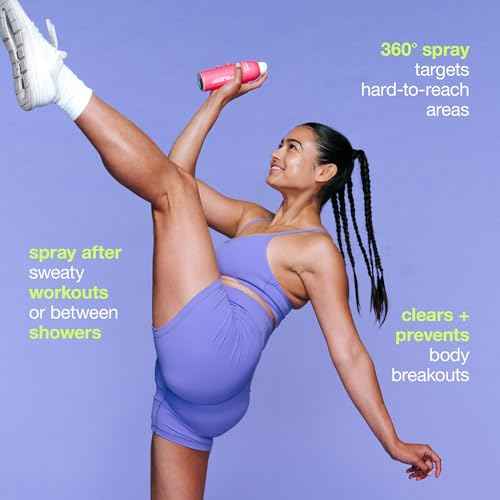 Dermalogica Clear Start Clarifying Bacne Spray, Back Acne Treatment Spray for Body Breakout - Pore Clearing, Preventing Pimple with Salicylic Acid, Witch Hazel, Tea Tree Oil, All Skin Type, 6 fl oz