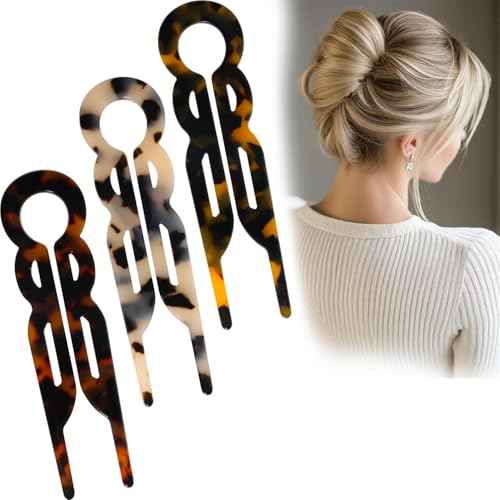 Lialys Hair Pin, Prestige Hair Pin,New Hair Accessories, Elegant Hair Clips for Women, Suitable for All Hair Types (3PCS-D)