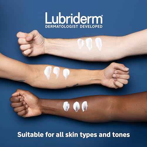 Lubriderm Advanced Therapy Fragrance-Free Moisturizing Lotion with Vitamins E and Pro-Vitamin B5, Intense Hydration for Extra Dry Skin, Non-Greasy Formula, Pack of Three, 3 x 16 fl. oz