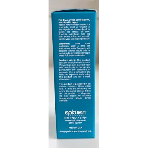 epicuren DISCOVERY Retinol Anti-Wrinkle Cream, 0.5 oz.